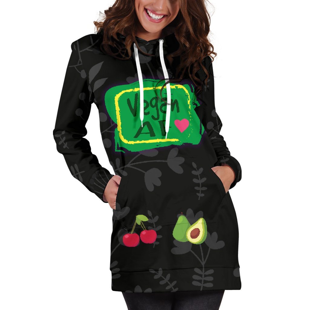 Dress Hoodie - Vegan AF For Healthy Vegans