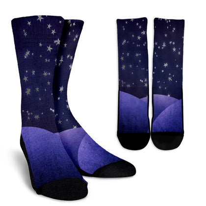 Fantasy Night Sky Crew Socks