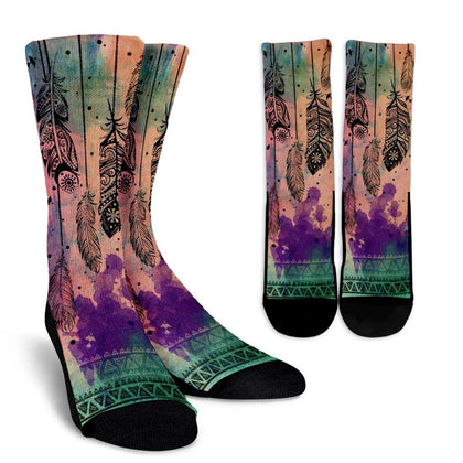 Feather Art Socks