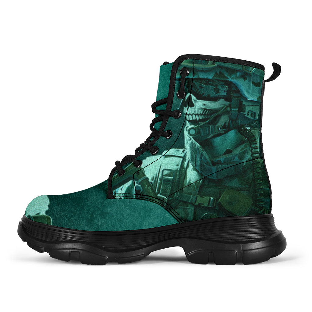 Green Army Skull