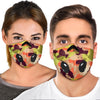Orange Camo Premium Mask