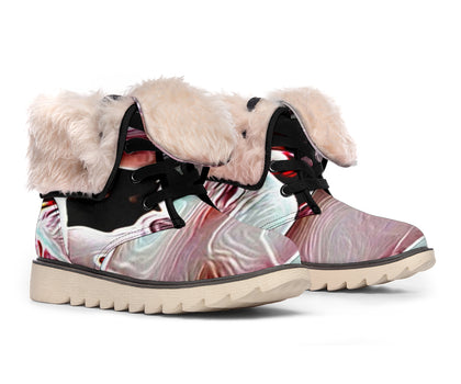 Floral Embosses: Pictorial Cherry Blossoms 01-03 Polar Boots