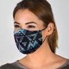 Geometric Nebula Face Mask