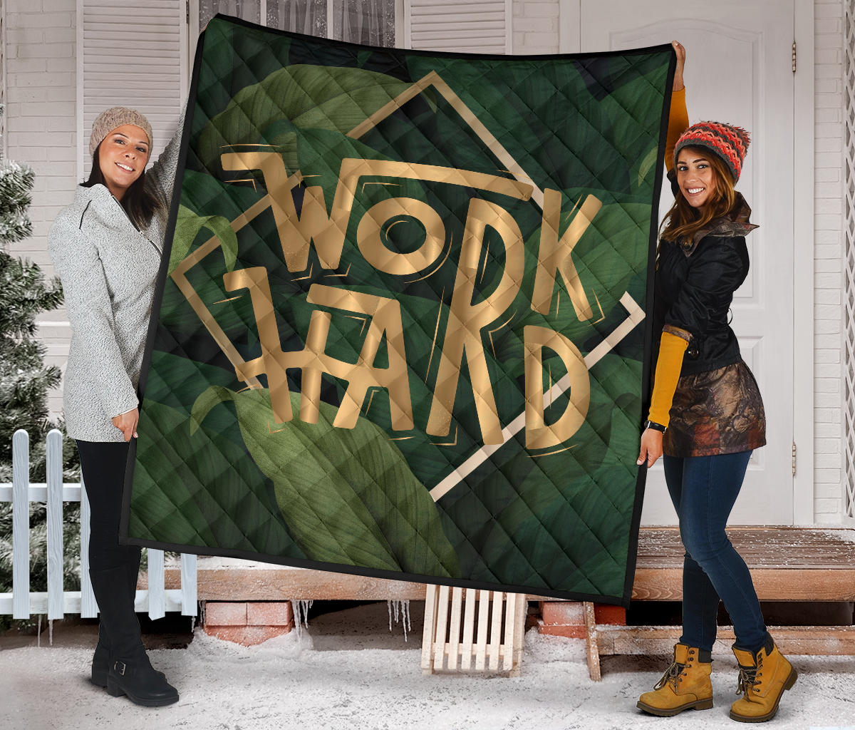 Work Hard Premium Quilt