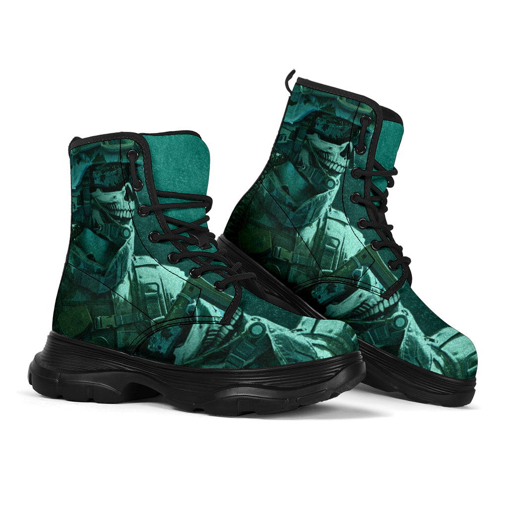 Green Army Skull