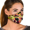 Orange Camo Premium Mask