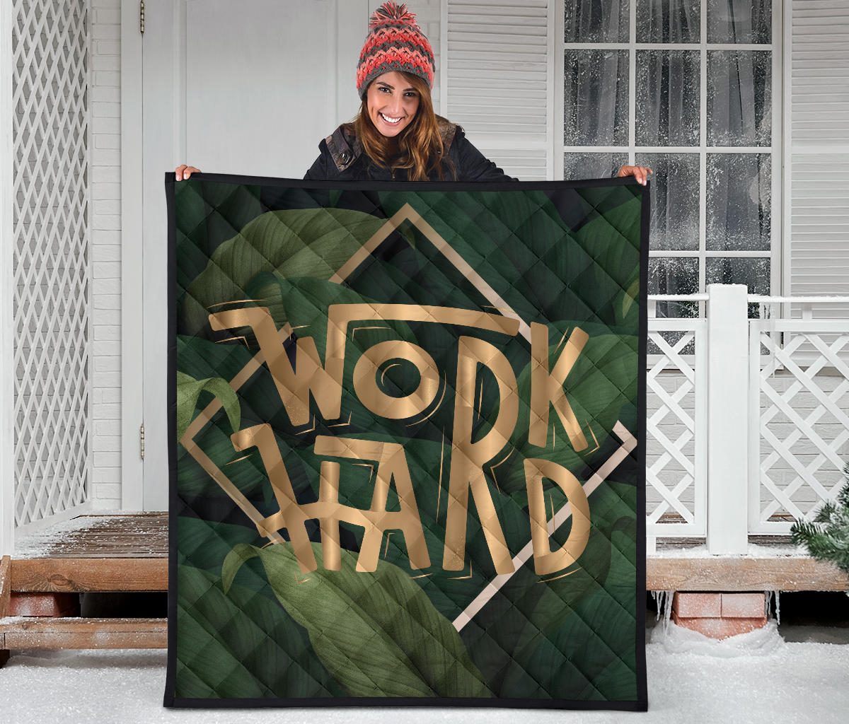 Work Hard Premium Quilt