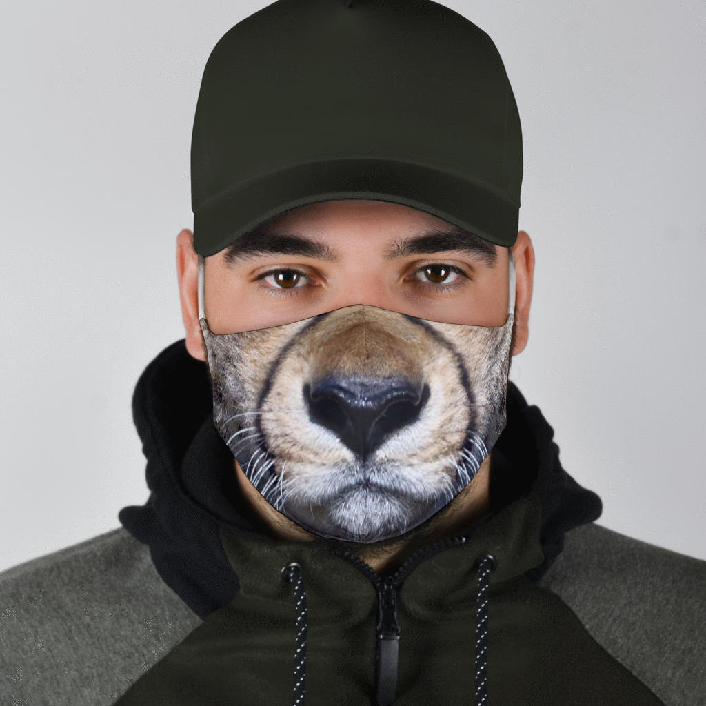 Cheetah Face Mask