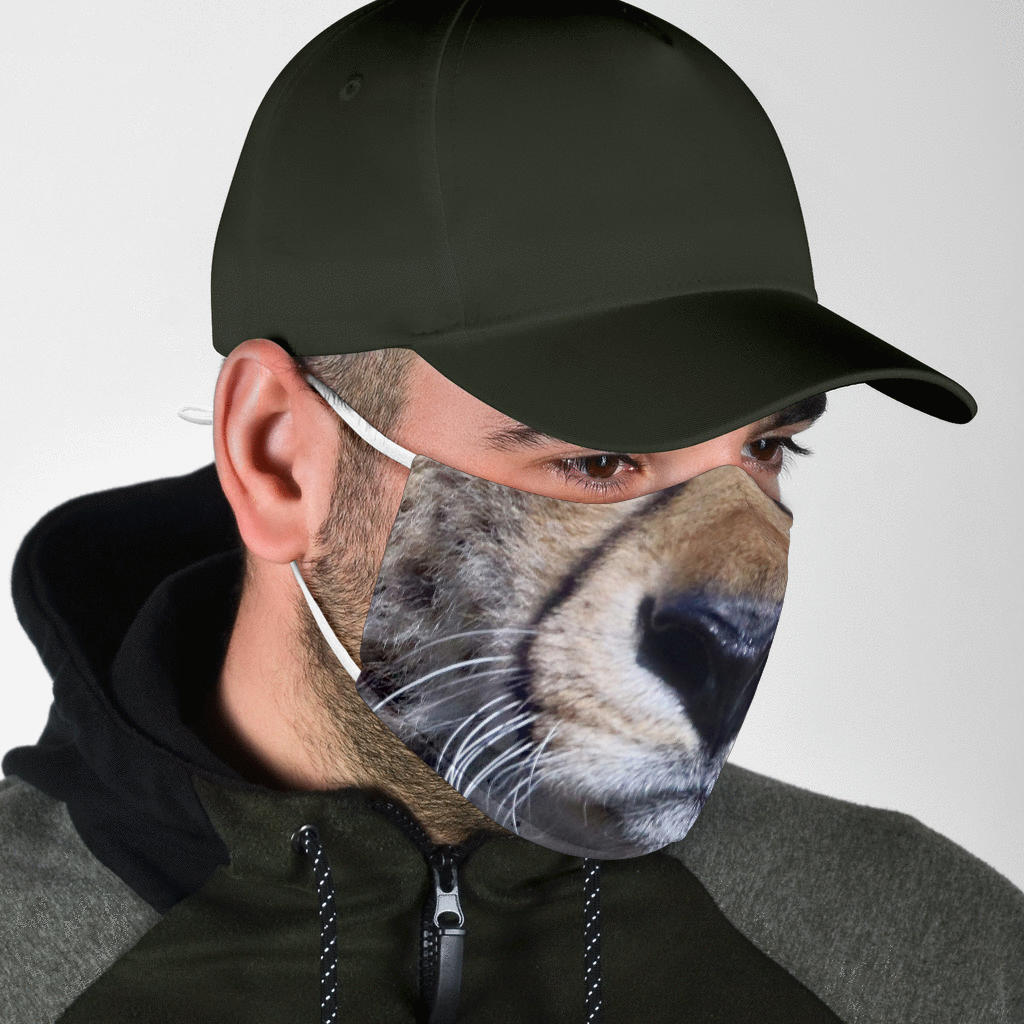 Cheetah Face Mask