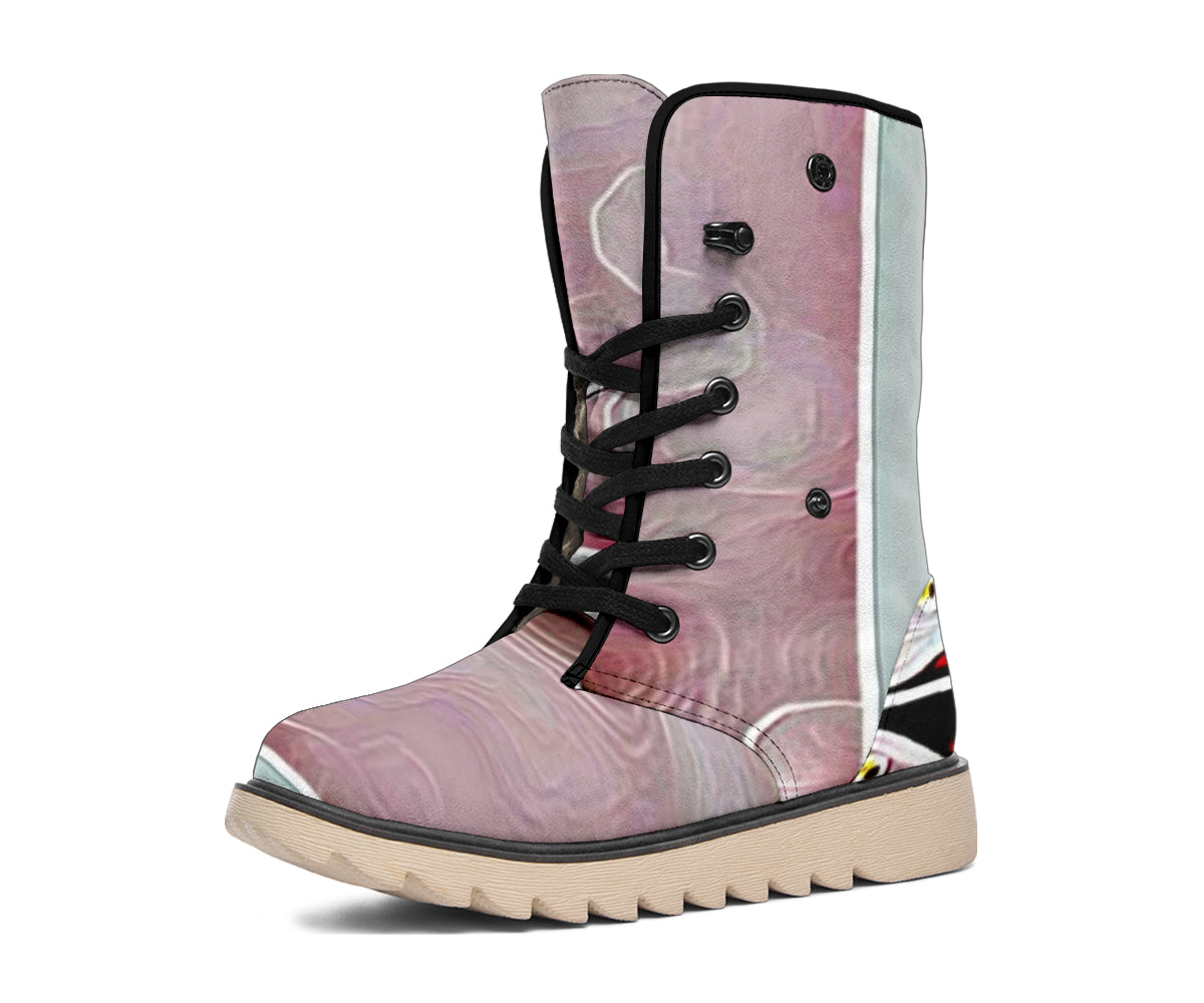 Floral Embosses: Pictorial Cherry Blossoms 01-03 Polar Boots