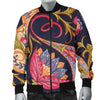 Royal Blue Paisley Men's Bomber Jacket