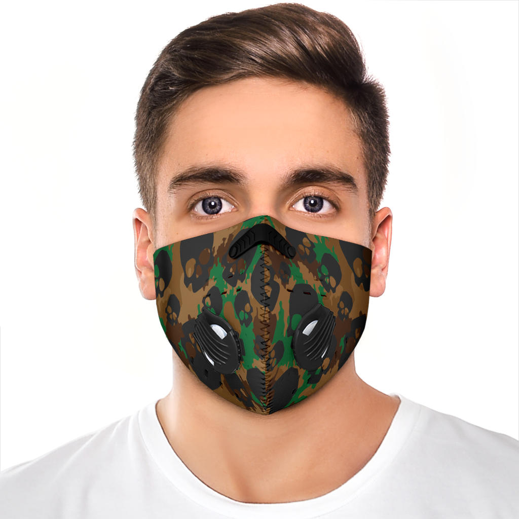 Skull Camo Premium Mask