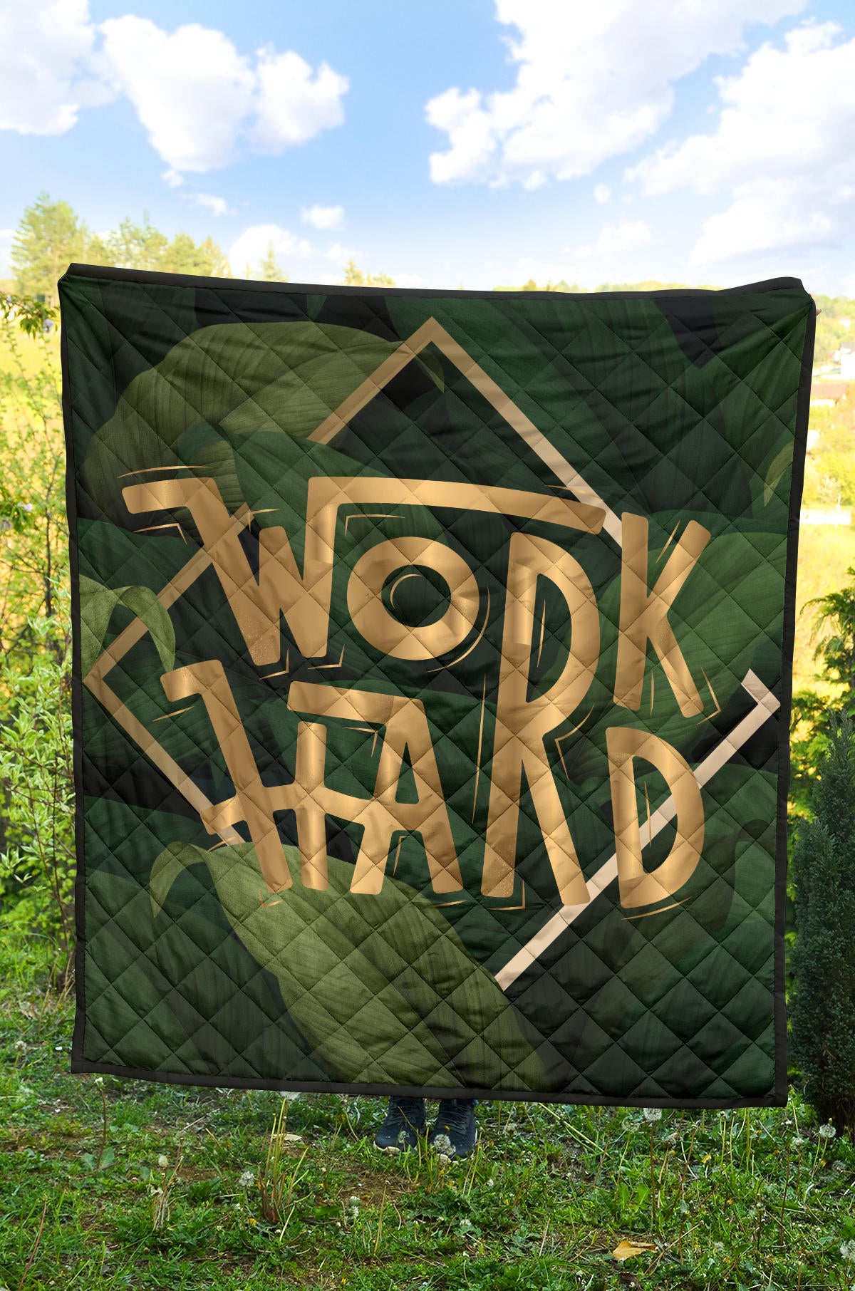 Work Hard Premium Quilt