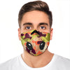 Orange Camo Premium Mask