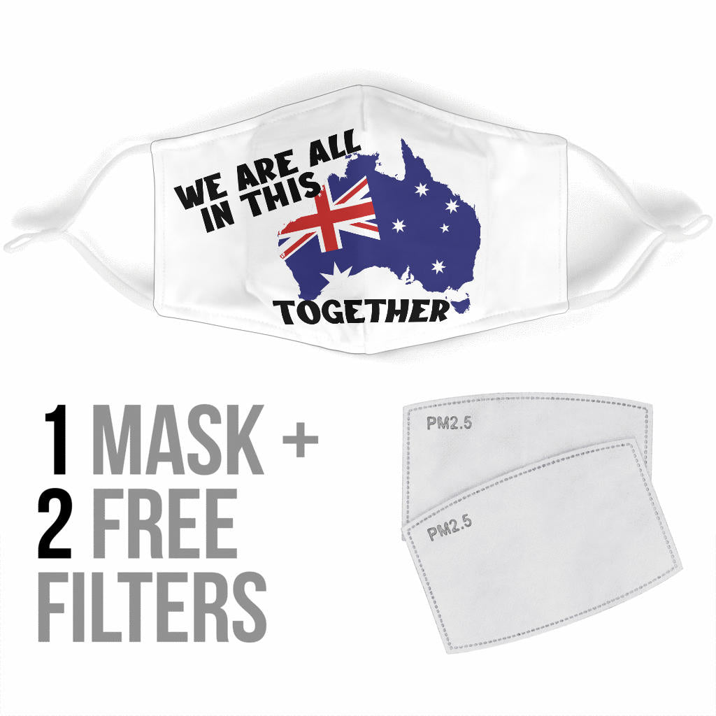Face Mask Australia All In This Together
