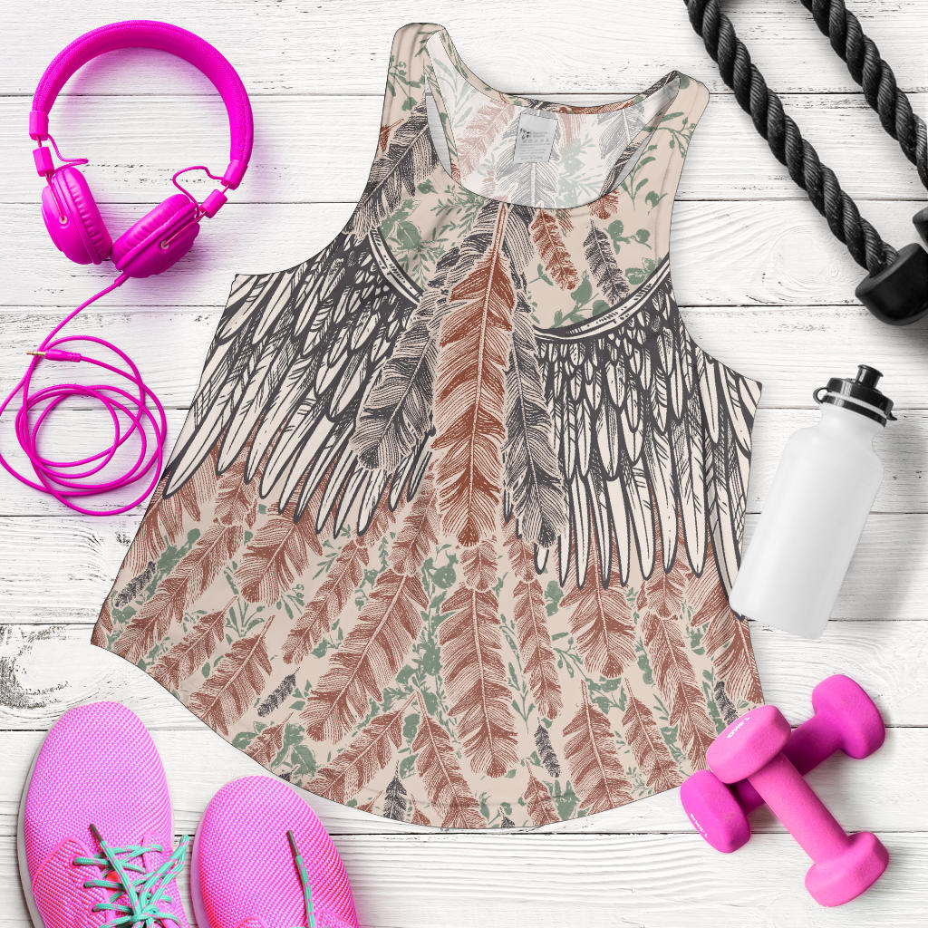 Artistic Vintage Feather