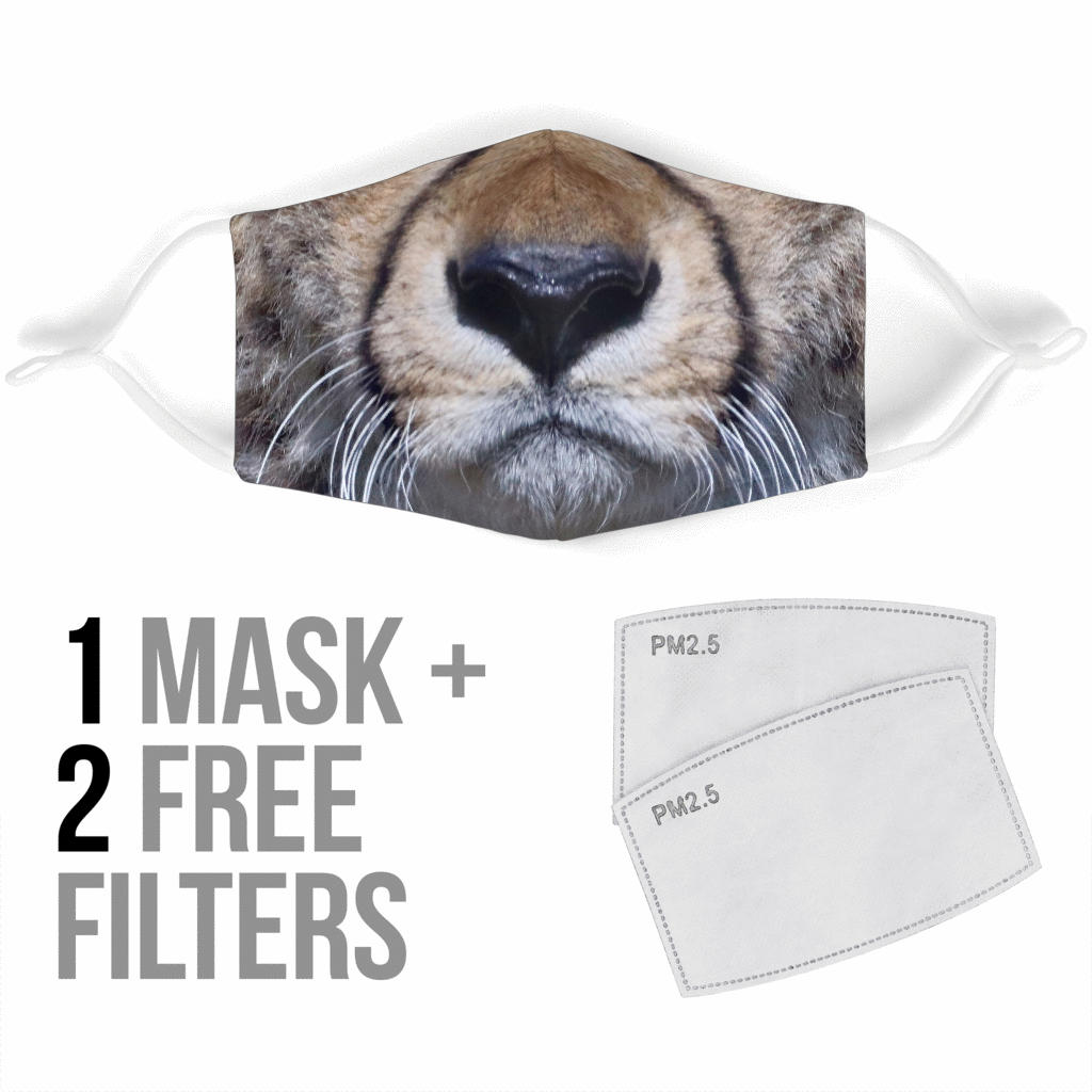 Cheetah Face Mask