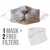 British Blue Cat Face Mask
