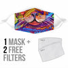Fractal Cat Face Mask