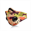 Orange Camo Premium Mask