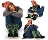 Classic Green Bandana Women's Polar boots