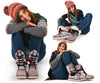 Floral Embosses: Pictorial Cherry Blossoms 01-03 Polar Boots