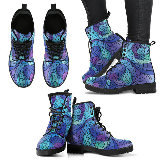 Leather Boots - Abstract Hippie