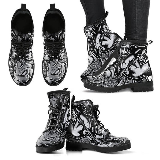 Leather Boots - Art Tattoos