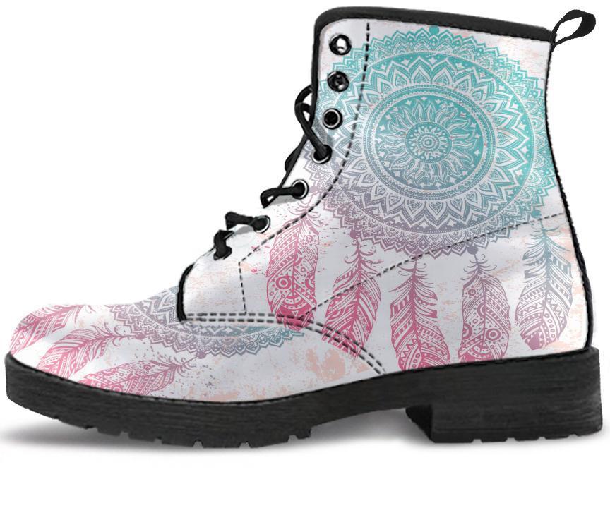 Leather Boots - Charm Dream Catcher