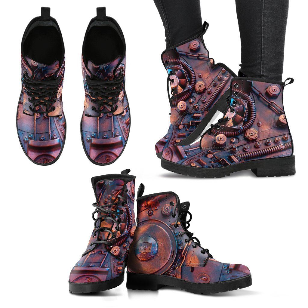 Leather Boots - Copper Circuit