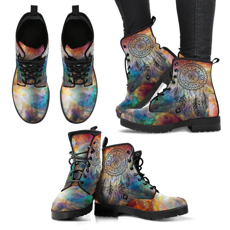 Leather Boots - Dream Catcher