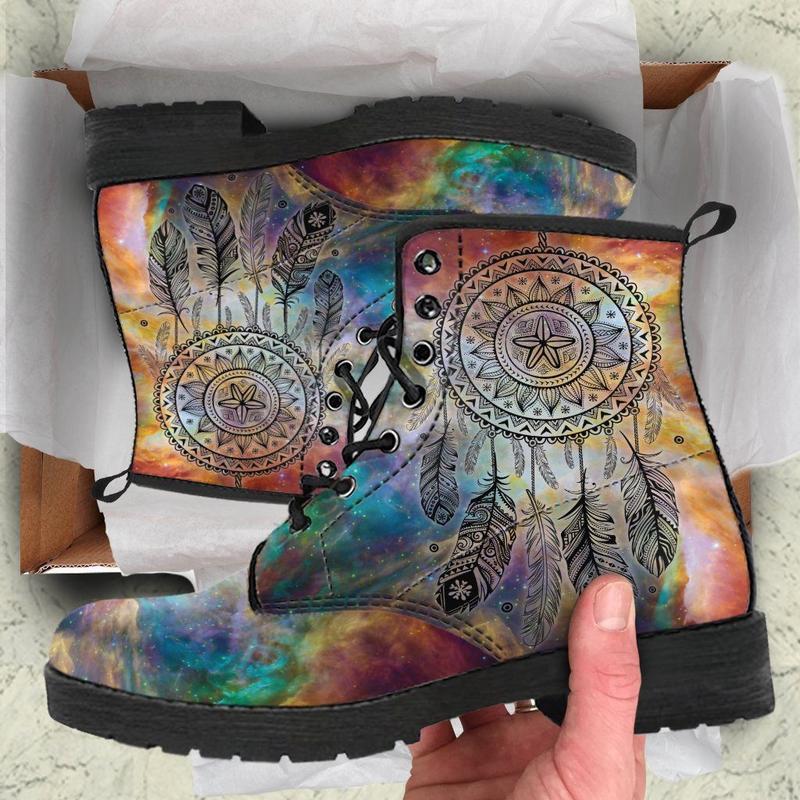 Leather Boots - Dream Catcher