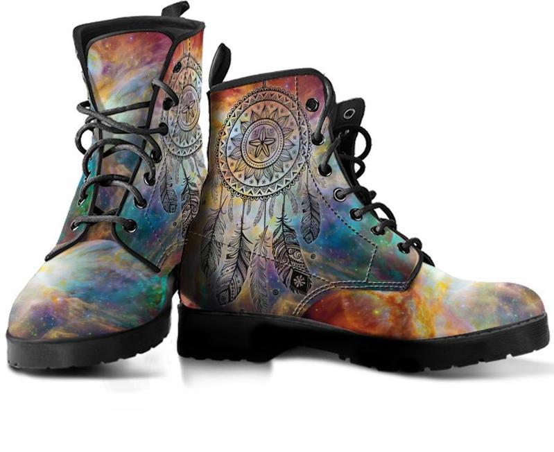 Leather Boots - Dream Catcher