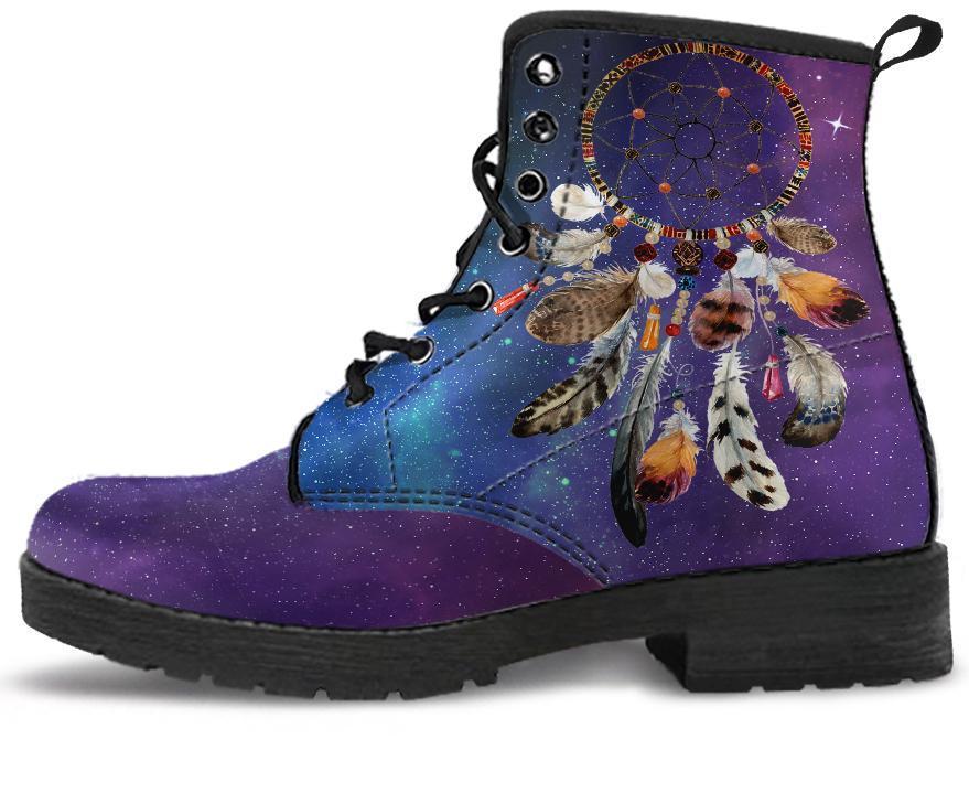 Leather Boots - Dream Catcher Galaxy
