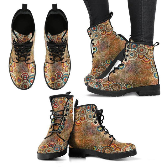 Leather Boots - Henna Brown
