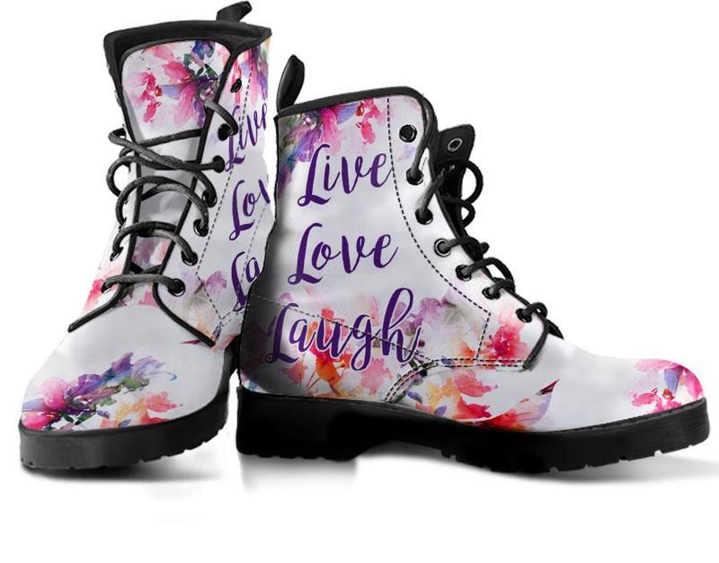 Leather Boots - Live Love Laugh
