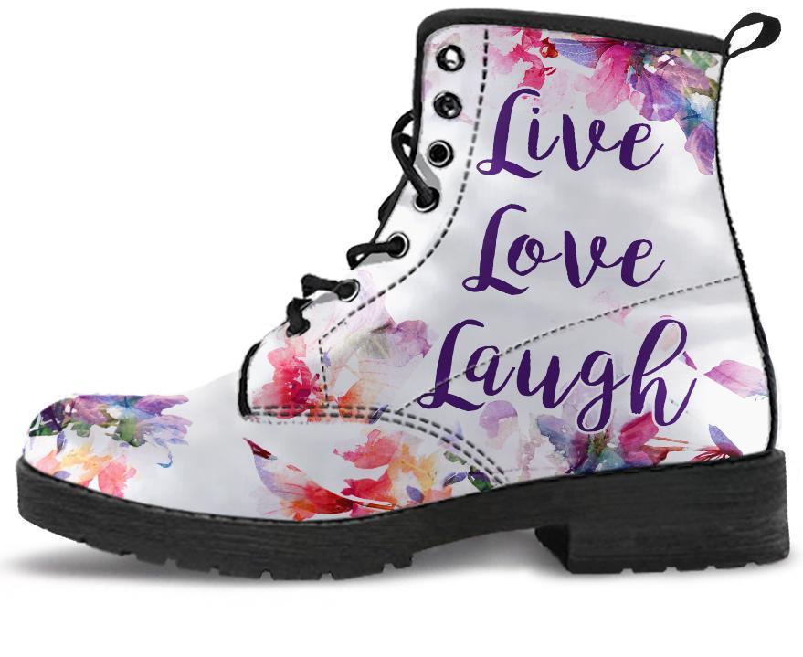 Leather Boots - Live Love Laugh