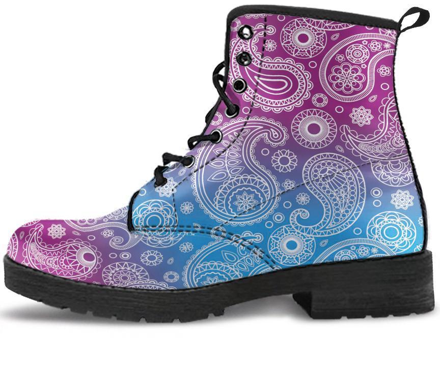 Leather Boots - Mandala