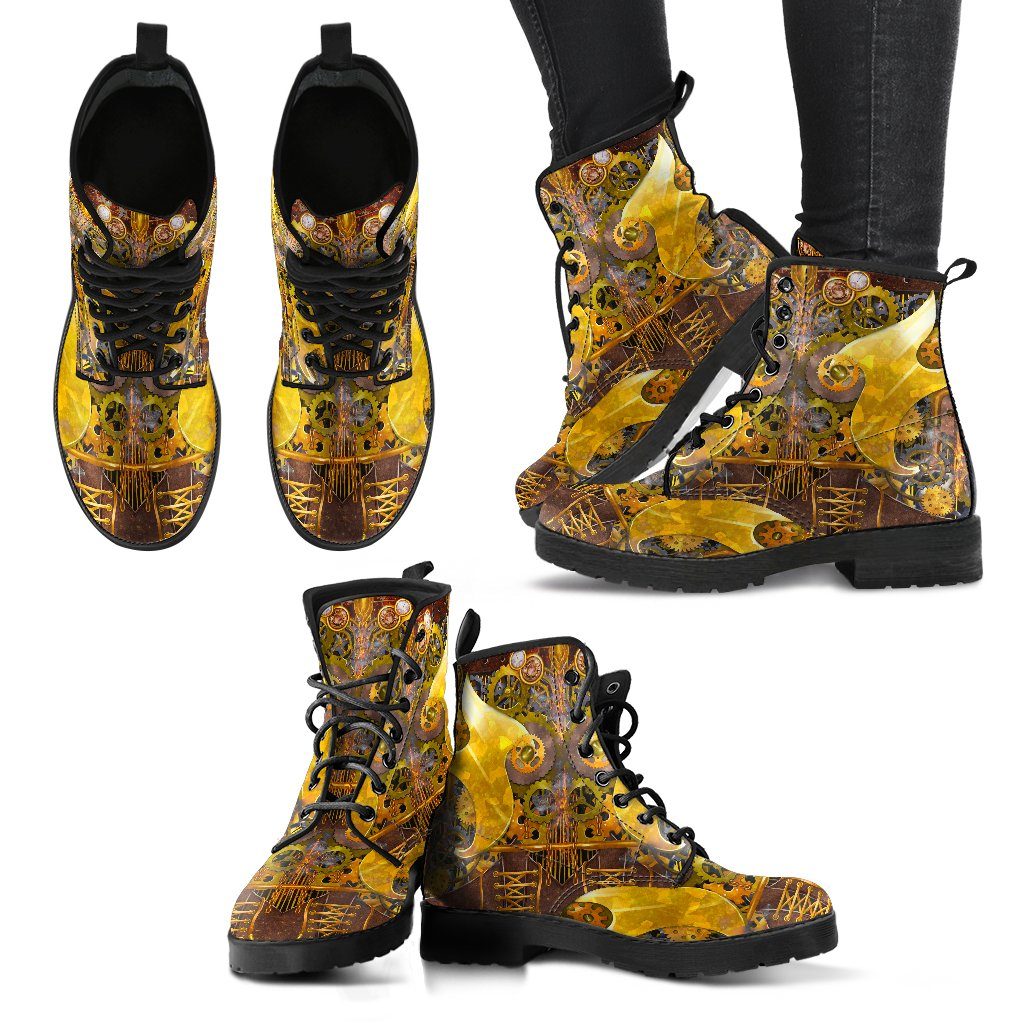 Leather Boots - Mechanical Abstract