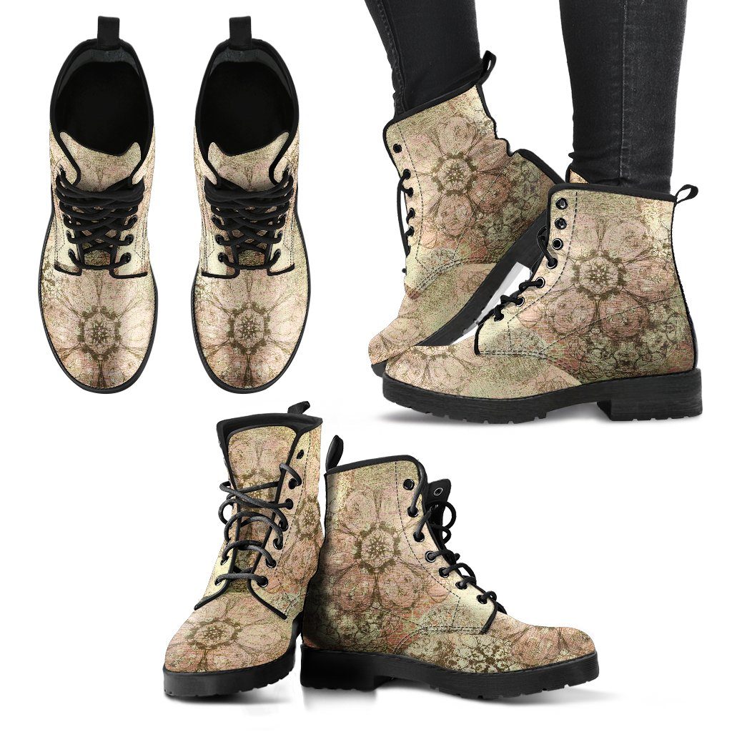 Leather Boots - Old Flower