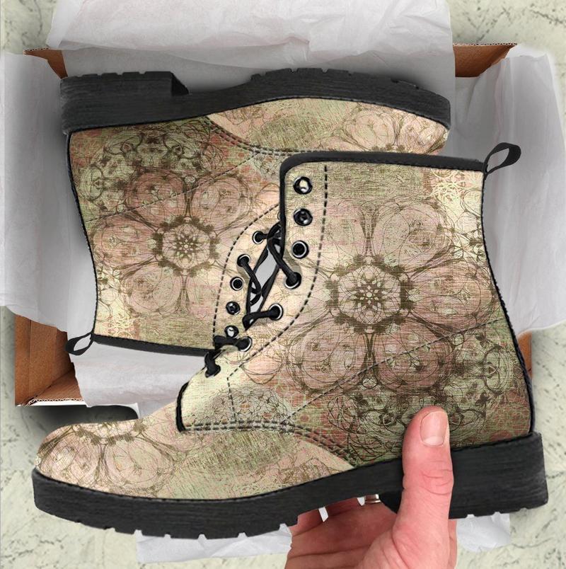 Leather Boots - Old Flower