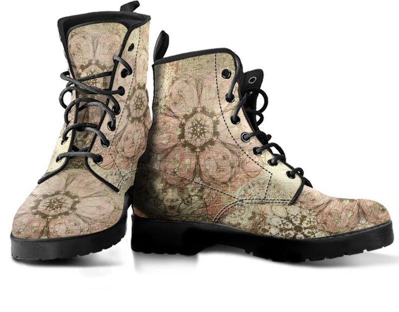 Leather Boots - Old Flower