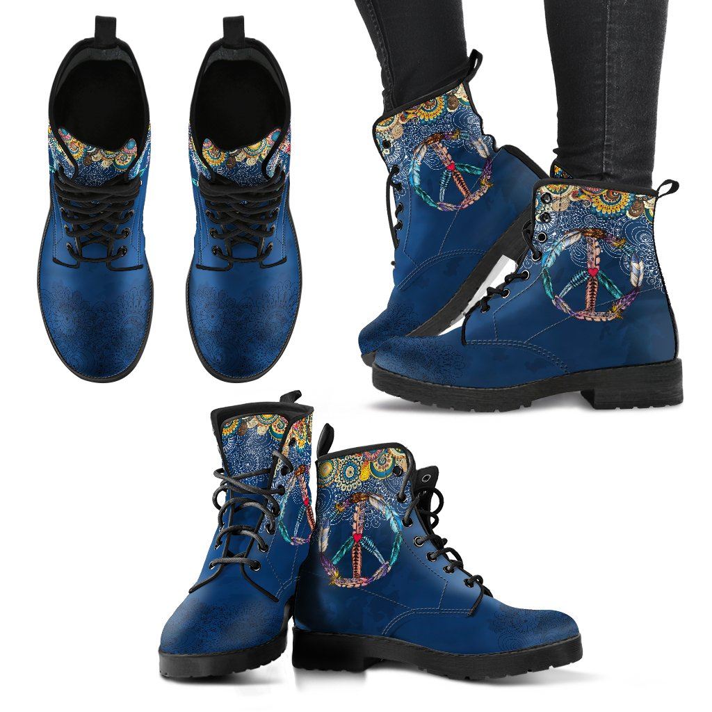 Leather Boots - Peace And Boho