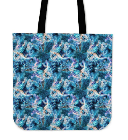 Nebula Saphire Cloth Tote Bag