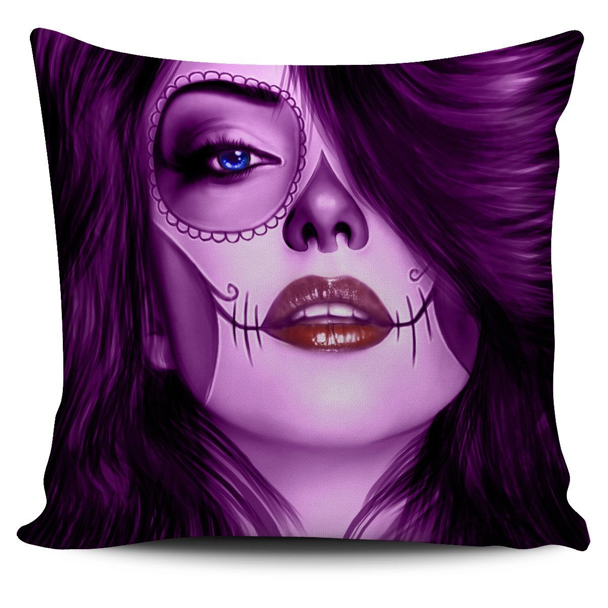 Pillow Cover - Calavera Girl