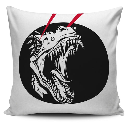 Pillow Cover - Raptors Laser Eyes