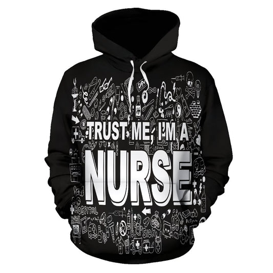 Pullover Hoodies - I'm A Nurse Black