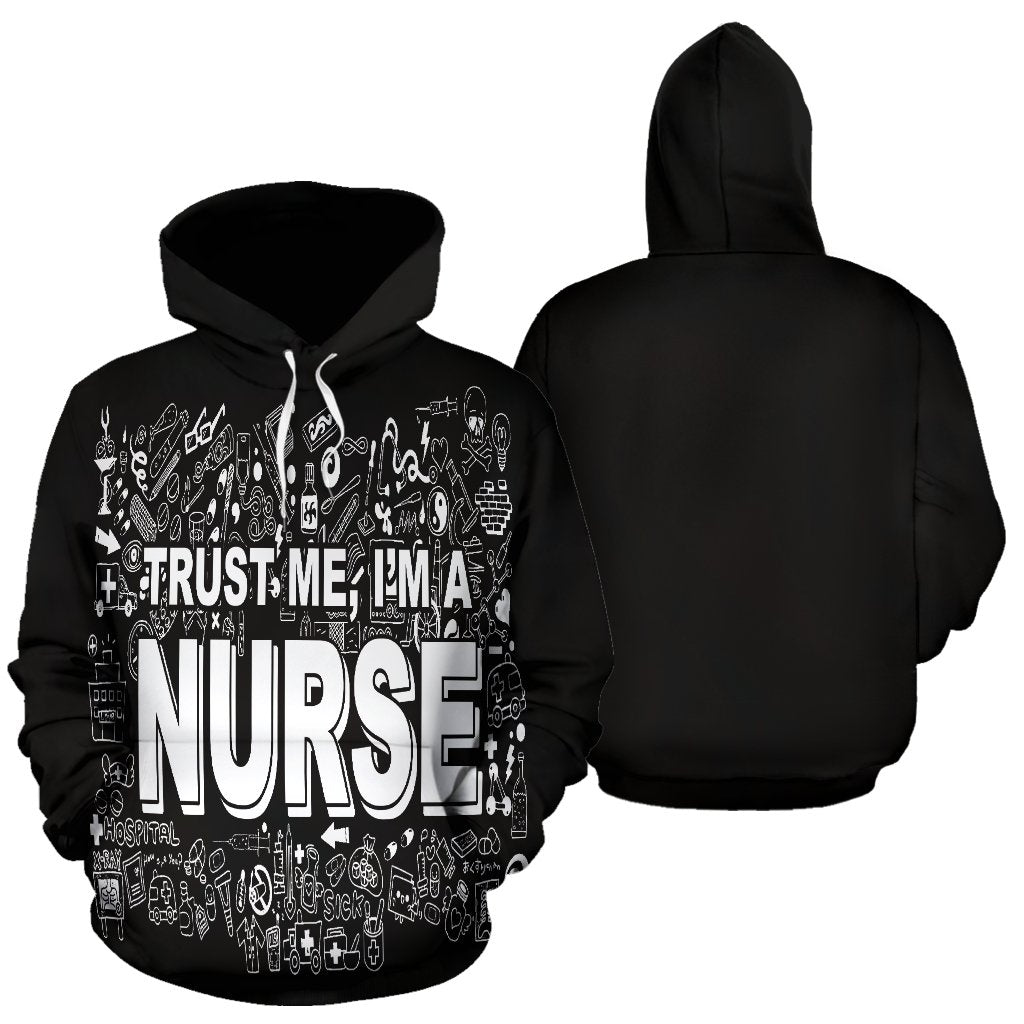 Pullover Hoodies - I'm A Nurse Black
