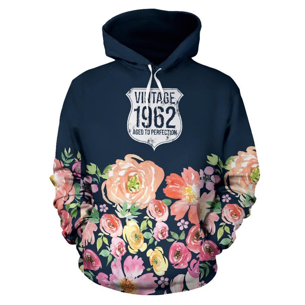 Pullover Hoodies - Vintage 1962 Age To Perfection
