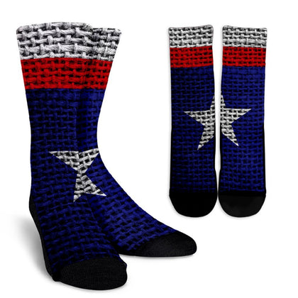The Texas Flag Crew Socks